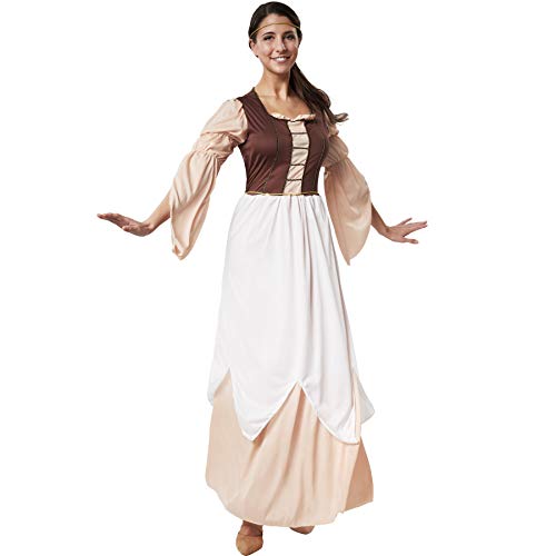 dressforfun 900549 - Damenkostüm schöne Müllerstochter, Mittelalterliches Kostüm in warmen Farben (L | Nr. 302525) von dressforfun