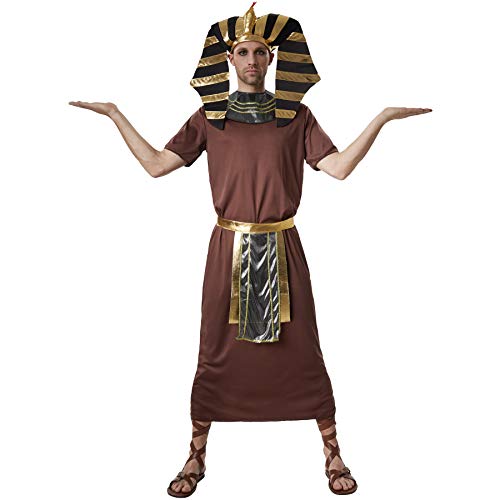 dressforfun 900551 - Herrenkostüm Pharao Ramses, Herrschaftliches Pharaonen-Kostüm aus dem Alten Ägypten (S | Nr. 302533) von dressforfun