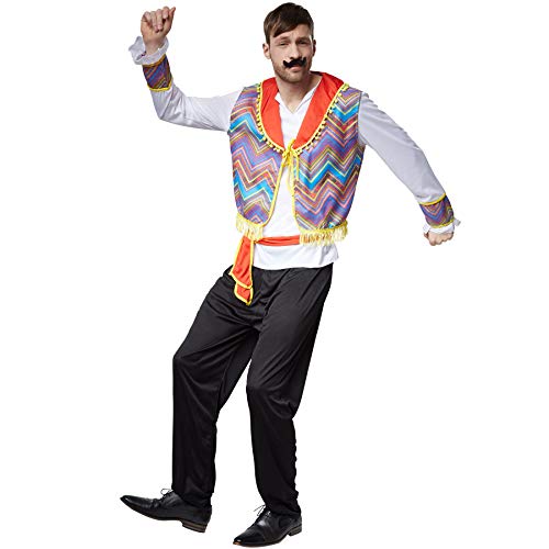 dressforfun 900565 - Herrenkostüm Rassiger Mexikaner, Mexikanisches Outfit in bunten Farben (L | Nr. 302717) von dressforfun