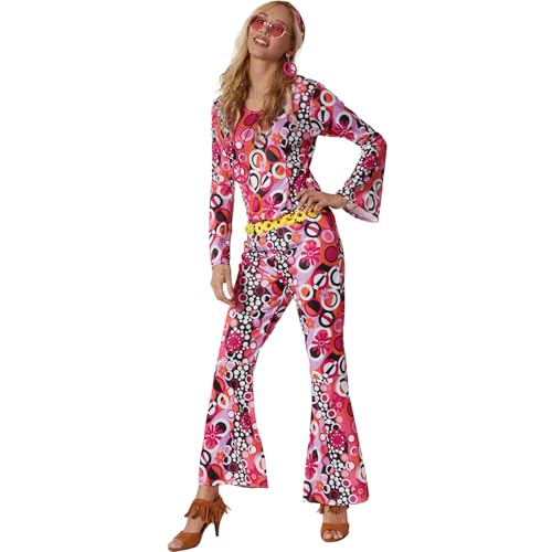 dressforfun Hippie Kostüm Set, 60er Jahre Kostüm, Kostüm Disco Damen, 70er Mode Damen, Kostüm Hippie Frau, Hippie-Kostüm, Flower Power Kostüm, Hippie Damen, Schlaghose, Kostüme Fasching Damen - S dressforfun Hippie Kostüm Set, 60er Jahre Kostüm, Kostüm Disco Damen, 70er Mode Damen, Kostüm Hippie Frau, Hippie-Kostüm, Flower Power Kostüm, Hippie Damen, Schlaghose, Kostüme Fasching Damen - S von dressforfun