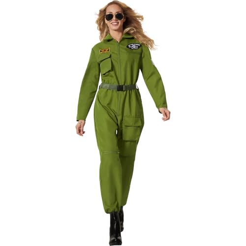 dressforfun Jet Fighter Pilot, Air Force Pilotin, Damen Kostüm, Faschingskostüme Damen lustig, Gruppen Kostüm, Partnerkostüme Erwachsene, Fasching Kostüm Damen Overall, Kostüm Fasching Damen- XL dressforfun Jet Fighter Pilot, Air Force Pilotin, Damen Kostüm, Faschingskostüme Damen lustig, Gruppen Kostüm, Partnerkostüme Erwachsene, Fasching Kostüm Damen Overall, Kostüm Fasching Damen- XL von dressforfun