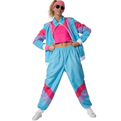 dressforfun retro Jogginganzug Damen Set, Trainingsanzug Damen, Sportanzug Damen, Faschingskostüme Damen, Kostüm Damen, Karneval Kostüm Damen, 80er Jahre, 90er, Kostüme für Erwachsene - XL dressforfun retro Jogginganzug Damen Set, Trainingsanzug Damen, Sportanzug Damen, Faschingskostüme Damen, Kostüm Damen, Karneval Kostüm Damen, 80er Jahre, 90er, Kostüme für Erwachsene - XL von dressforfun