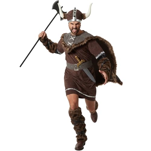 dressforfun Faschingskostüme, Wikinger Kostüm Herren, Karneval Kostüm Herren, Mittelalter Kleidung Herren, Wikinger Kleidung Herren, Viking Kostüm Herren, Faschingskostüm, Faschingskostüme Männer- XL von dressforfun