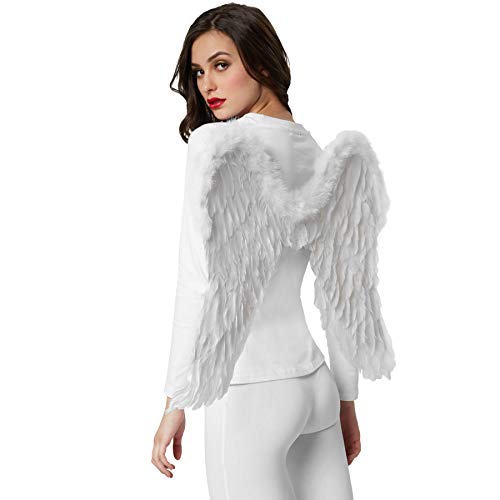 dressforfun Große Engelsflügel für Erwachsene, 74 x 54 cm, weiß dressforfun Große Engelsflügel für Erwachsene, 74 x 54 cm, weiß von dressforfun