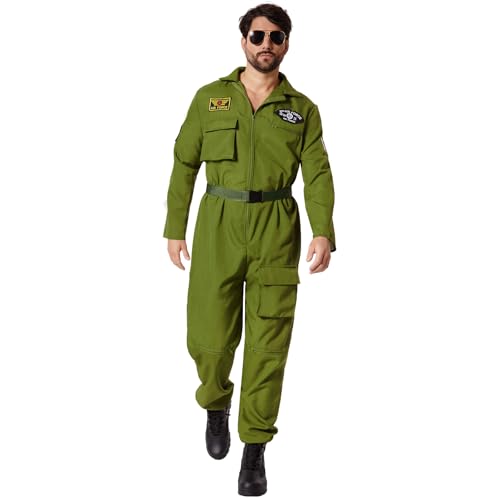 dressforfun Air Force Pilot, Overall Herren, Faschingskostüme Männer, Kostüm Herren, Karneval Kostüm, Karneval Kostüm Herren, Gruppen Kostüm, Faschingskostüme Paare, Partnerkostüme- XL dressforfun Air Force Pilot, Overall Herren, Faschingskostüme Männer, Kostüm Herren, Karneval Kostüm, Karneval Kostüm Herren, Gruppen Kostüm, Faschingskostüme Paare, Partnerkostüme- XL von dressforfun