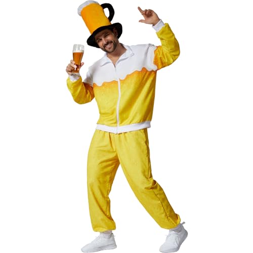 dressforfun Bier Kostüm, lustige Kostüme, Jogginganzug Herren Set, Trainingsanzug, Faschingskostüme, Karneval Kostüm Herren, Gruppen Kostüm, Partnerkostüme Erwachsene, Faschingskostüme Männer - M dressforfun Bier Kostüm, lustige Kostüme, Jogginganzug Herren Set, Trainingsanzug, Faschingskostüme, Karneval Kostüm Herren, Gruppen Kostüm, Partnerkostüme Erwachsene, Faschingskostüme Männer - M von dressforfun