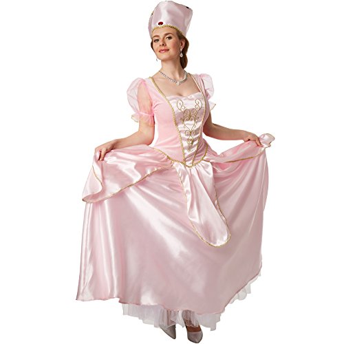 dressforfun Kostüm Prinzessin Dornröschen | Zauberhaftes Kleid mit besticktem Brustbereich inkl. Krone (L | no. 301880) von dressforfun