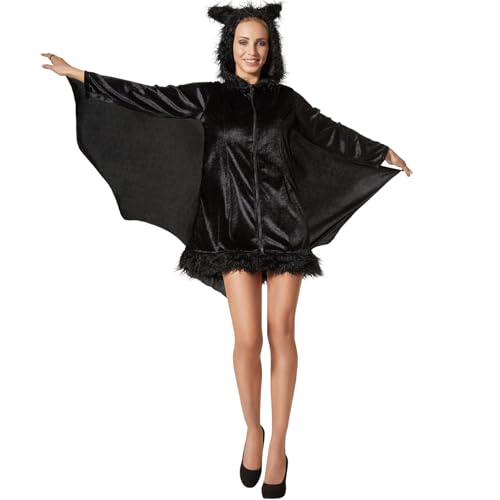 dressforfun unisex Faschingskostüme, Fledermaus Kostüm Damen und Herren, Tierkostüme für Erwachsene, Kostüm Fasching, Karneval Kostüm, Bat, Umhang, Flügel, Halloween, Partner Kostüme Fasching - S dressforfun unisex Faschingskostüme, Fledermaus Kostüm Damen und Herren, Tierkostüme für Erwachsene, Kostüm Fasching, Karneval Kostüm, Bat, Umhang, Flügel, Halloween, Partner Kostüme Fasching - S von dressforfun