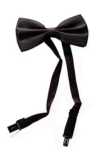 DRESS ME UP - W-071B-black Halloween Karneval Fliege Bowtie Schwarz Gentleman W-071B-black von dressmeup