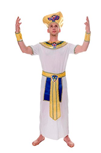 dressmeup DRESS ME UP - L201/M-024C Kostüm Faschingskostüm Herren Herrenkostüm Pharao Ägypter Ramses Mumie Gr. S/M L201 von dressmeup