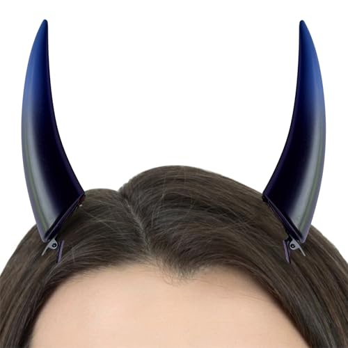 driattie Gothic-Teufelshörner – Frauen-Kopfschmuck, Gothic-Teufelskostüm, Halloween, Cosplay, Kopfbedeckung, Zubehör, gruselige und lustige Hörner, Cosplay für Männer und Frauen von driattie