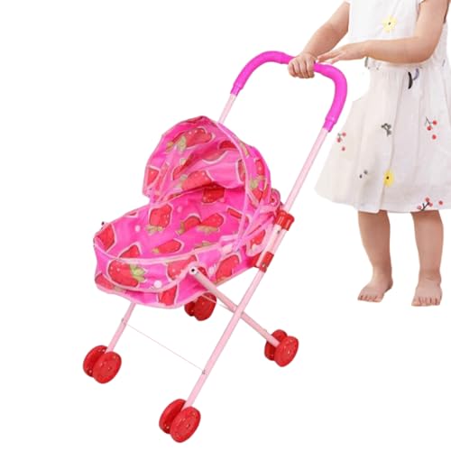 driattie Puppenwagen Für Kinder Ab 3 Jahren, Klappbarer Puppenbuggy Mit Verdeck Und Stauraum, Reisesystem Für Puppen Mit Zubehör, Roller Spielzeug Für Mädchen driattie Puppenwagen Für Kinder Ab 3 Jahren, Klappbarer Puppenbuggy Mit Verdeck Und Stauraum, Reisesystem Für Puppen Mit Zubehör, Roller Spielzeug Für Mädchen von driattie