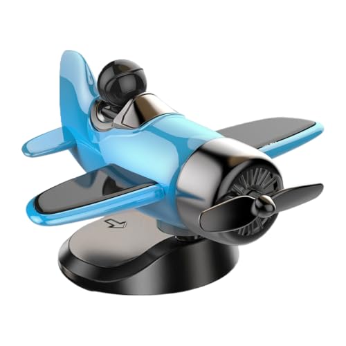 driattie Solar-Flugzeug-Auto-Ornamente – Armaturenbrett Drifting rotierendes Flugzeug Ornament | Heimdekorationen für Reisen Männer Frauen Geburtstag Täglich Weihnachten von driattie
