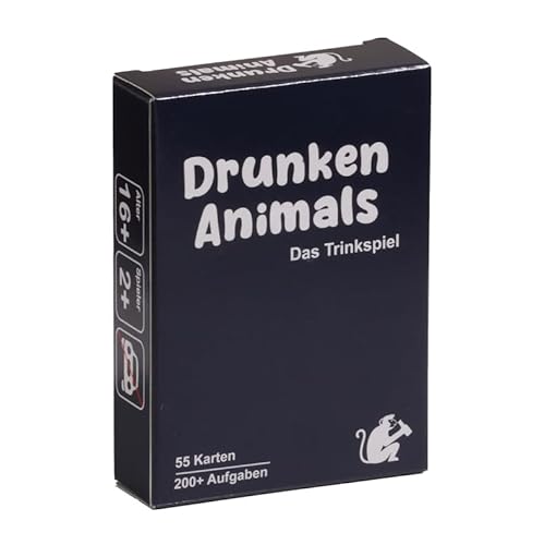drunken animals | Abwechslungsreiches Trinkspiel | 150+ Aufgaben auf 55 Karten | Das Tierische Partyspiel | Kartenspiel für Erwachsene drunken animals | Abwechslungsreiches Trinkspiel | 150+ Aufgaben auf 55 Karten | Das Tierische Partyspiel | Kartenspiel für Erwachsene von drunken animals