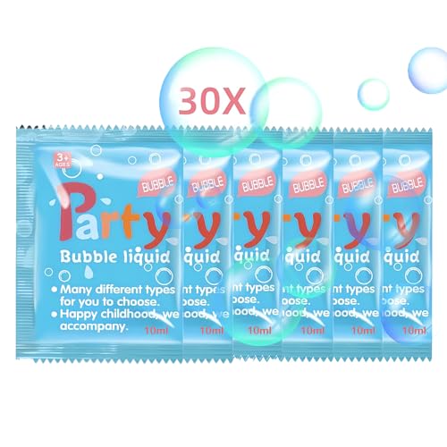 30 Stück Seifenblasen Nachfüllflasche Konzentrat 10 ml 1:5 gemischt mit Wasser ist gleich 60 ml Seifenblasen Flüssigkeit Leicht zu transportieren und zu speichern für Seifenblasen Spiele 30 Stück Seifenblasen Nachfüllflasche Konzentrat 10 ml 1:5 gemischt mit Wasser ist gleich 60 ml Seifenblasen Flüssigkeit Leicht zu transportieren und zu speichern für Seifenblasen Spiele von duoleey