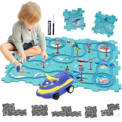 Auto Spielzeug Autorennbahn Spielzeugauto 12pcs DIY-Puzzlebahn für Kinderspielzeug DIY-Route Cars Spielzeug Geschenkspiele für Kinder Spielzeug ab 2 3 4 5 6 Jahren Auto Spielzeug Autorennbahn Spielzeugauto 12pcs DIY-Puzzlebahn für Kinderspielzeug DIY-Route Cars Spielzeug Geschenkspiele für Kinder Spielzeug ab 2 3 4 5 6 Jahren von duoleey
