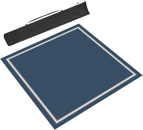 Mahjong-Matte, Mahjong-Matte, Spieltisch, verdickte Mahjong-Tischmatte, rutschfeste, geräuschreduzierende Tischabdeckung, Spielmatte for Kartenspiele, Brettspiele(Blue,39.4x39.4inch/100x100cm) von dvkGKLVq