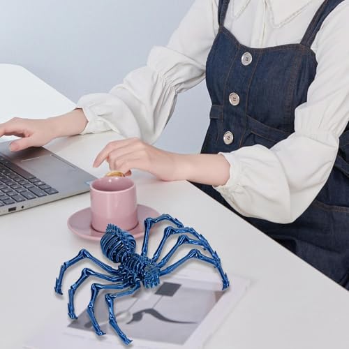 dzqad 3D-gedrucktes Spinnen-Fidget, 3D-gedruckte Gelenkspinne - 3D-gedruckte Spinnenspielzeuge mit beweglichen Gelenken,Stressabbau-Schreibtischspielzeug für Erwachsene, Zappelspielzeug, von dzqad