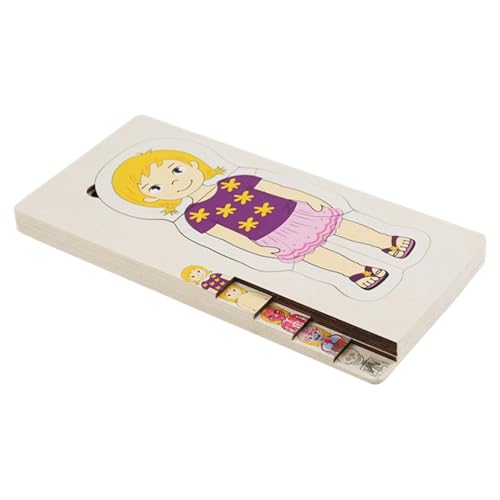 dzqad Kinderskelett Puzzle - Holz Anatomie Lernspielzeug Kinder,Lernspiel Körperwissen Aktivität Für Kinderzimmer Wohnzimmer Kindergarten von dzqad