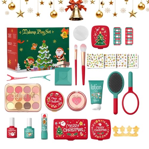 dzqad Schmink-Set zum Spielen | Kinder Kosmetikset Weihnachten | Spiel Make Up Set für Kindergarten Mädchen 3-5 Jahre Geburtstagsfeier dzqad Schmink-Set zum Spielen | Kinder Kosmetikset Weihnachten | Spiel Make Up Set für Kindergarten Mädchen 3-5 Jahre Geburtstagsfeier von dzqad