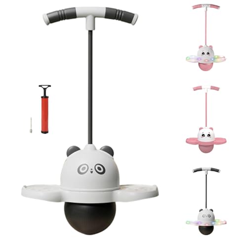 dzqad Sprungball mit Griff, Balance Board Pulloper,Panda Formfarbe LED Leuchten Ball - Kinder Spielzeugbalance Board für Outdoor -Aktivitäten Kinder Mädchen dzqad Sprungball mit Griff, Balance Board Pulloper,Panda Formfarbe LED Leuchten Ball - Kinder Spielzeugbalance Board für Outdoor -Aktivitäten Kinder Mädchen von dzqad