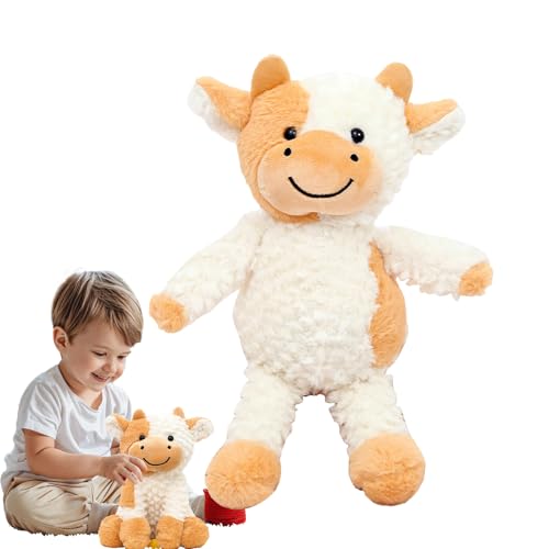 dzqad Stofftiere für Babys, Kuhgefüllte Tier - Realistische weiche Spielzeugkuh | Plüsch kuschelige süße sichere Puppe für Ostern Valentinstag Farm Mädchen Kinder Kinder dzqad Stofftiere für Babys, Kuhgefüllte Tier - Realistische weiche Spielzeugkuh | Plüsch kuschelige süße sichere Puppe für Ostern Valentinstag Farm Mädchen Kinder Kinder von dzqad