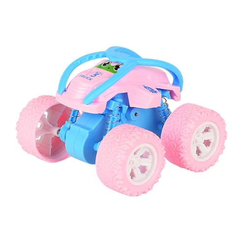 dzqad Stunt-Spielzeugautos, Mini-Stunt-Roll-Trägheits-Geländewagen mit Allradantrieb, Push and Go Mini-Stunt-Roll-Trägheits-Geländewagen mit Allradantrieb für und Mädchen von dzqad