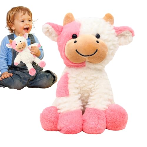dzqad Weiches gefülltes Tier, gefüllte Tiere für Babys | Realistische weiche Spielzeugkuh | Plüsch kuschelige süße sichere Puppe für Ostern Valentinstag Farm Mädchen Kinder Kinder dzqad Weiches gefülltes Tier, gefüllte Tiere für Babys | Realistische weiche Spielzeugkuh | Plüsch kuschelige süße sichere Puppe für Ostern Valentinstag Farm Mädchen Kinder Kinder von dzqad