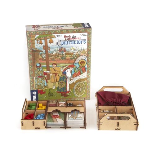 POLANDGAMES ERA89250 Insert: Red Cathedral Expansion Organizer von e-Raptor