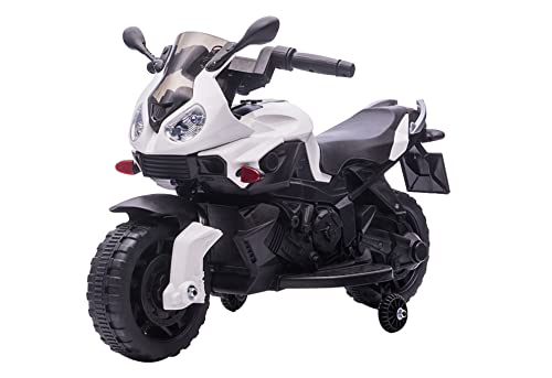 eSpidko Elektromotorrad Weiß für Kinder, 6 V 4,0 Ah, 85 x 42 x 53 cm - Globus Spielzeug - 41551 eSpidko Elektromotorrad Weiß für Kinder, 6 V 4,0 Ah, 85 x 42 x 53 cm - Globus Spielzeug - 41551 von e-Spidko
