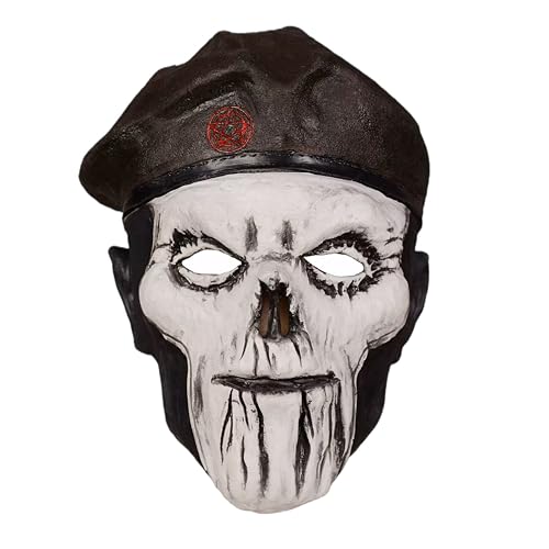 eBoutik - Neuheit Horror Schädel Vollgesichtsmaske Halloween Kostüm Zubehör - Gruseliges Skelett Superhelden Design für Themenpartys für Erwachsene & Kinder von eBoutik