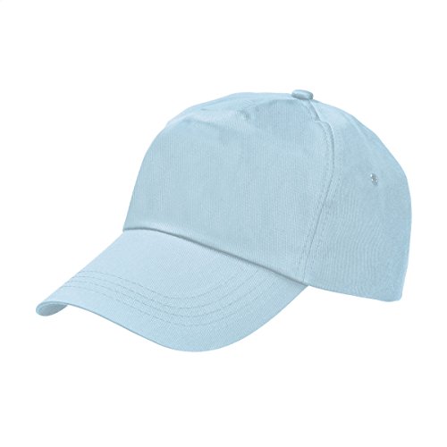 eBuyGB Baseballmütze, 100% Baumwolle, verstellbar, Unisex, Einheitsgröße, 5 Panele, Sportmütze, Babyblau, 10 Stück eBuyGB Baseballmütze, 100% Baumwolle, verstellbar, Unisex, Einheitsgröße, 5 Panele, Sportmütze, Babyblau, 10 Stück von eBuyGB