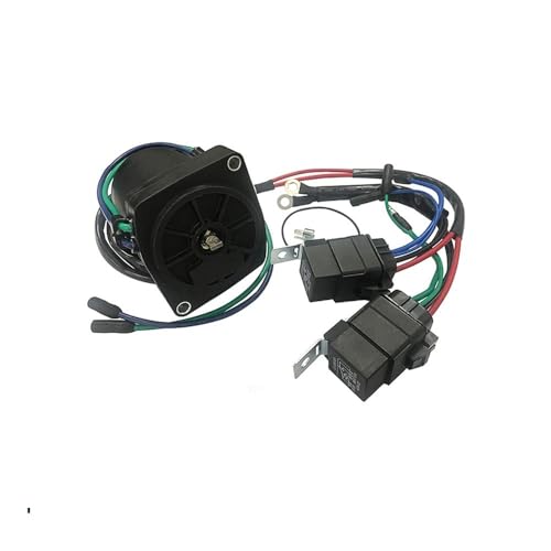 Motoren 12-V-Kipp-Trimm-Motor, Ersatz for Y-am-ah Außenborder F300 F350 FL350 LF300 LF350, Teile 6AW-43880-00-00 6AW-43880-01-00 von eKmRFN