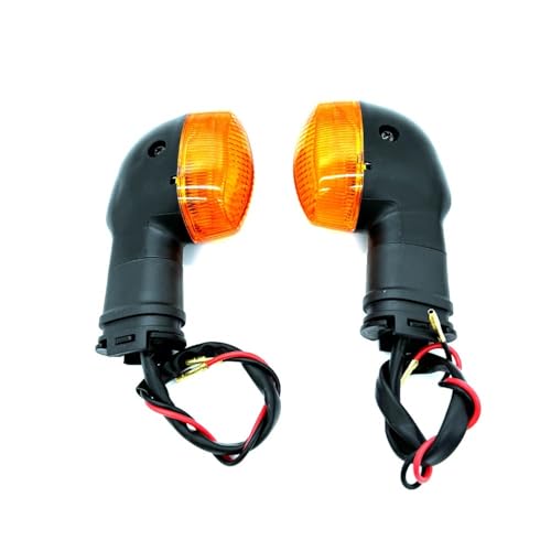 eKmRFN 1 Paar Motorrad-Blinkerleuchte for Yam&ah YZF R1 R6 R125 R25 R3 FZ-6N XJ6 MT07 MT09 YBR125 YS250(Amber Color) von eKmRFN
