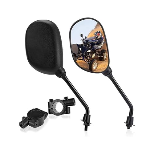 eKmRFN 1 Paar Motorrad-Rückspiegel for Motocross-Roller Moped Polaris Sportsman Ho-nd Yam&ah ATV Dirt Bike 8 mm M8 von eKmRFN