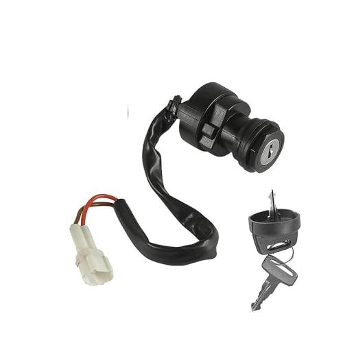 eKmRFN 2-poliger Motorrad-Zündschlüsselschalter, passend for Y-am-ah YFA 125 YFM 250 350 660 700 Raptor Grizzly YFM660 ATV 5LP-82510-00-00 von eKmRFN