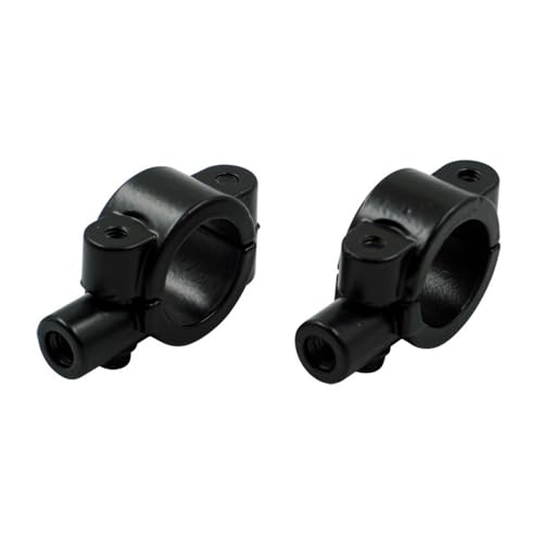 eKmRFN 2 stücke 2 stücke M8 M10 22mm 25mm Motorrad Spiegel Halterung Halter Halterung Clamp for Roller Moped Dirt Pit Bike ATV Quad 4 Wheeler Univ(M8-25MM-B) von eKmRFN