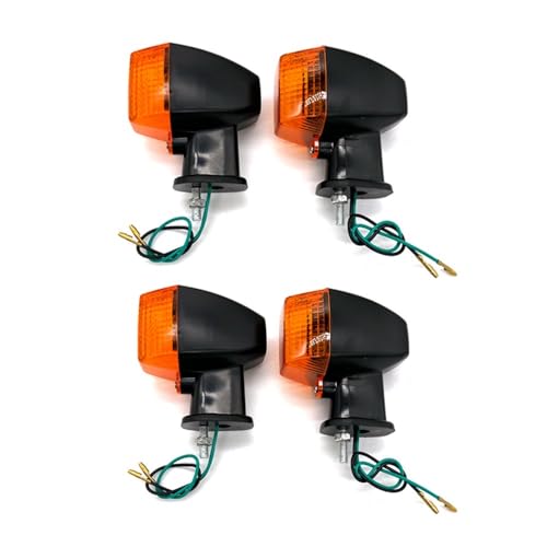 eKmRFN 2 stücke 4 stücke Front Blinker lig & ht Anzeige Winker Lampe for KLE 250/400/50 ZXR250 ZXR400 ZXR750 ZXR 0 ZRX1100 ZRX1200(4pcs) von eKmRFN