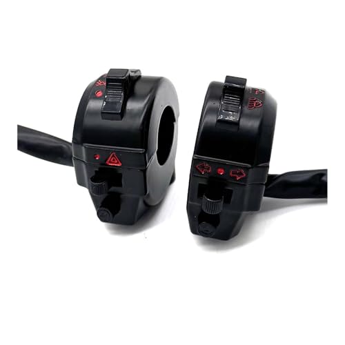 eKmRFN 22mm Motorrad-Lenker Links rechts Elektrostart-Steuerschalter Horn Blinker for Ho-nd XL XR 250 400 600(1 Pair) von eKmRFN