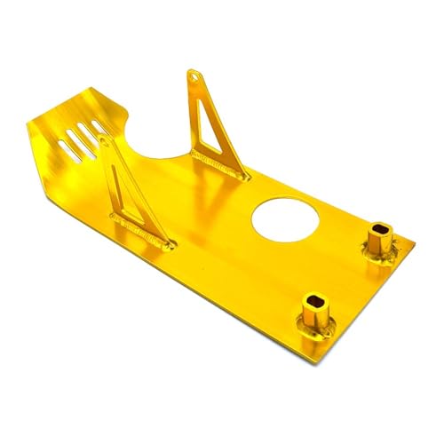 eKmRFN Aluminium-Motorrad-Motorschutzplatte for Ho-nd XR50 CRF50 SSR110 SSR125 XR70 Coolster Apollo YX Thumpstar Pit Dirt Bike(Gold) von eKmRFN