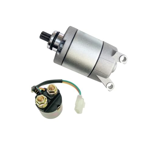 eKmRFN Anlasser und Relais passend for Ho-nd TRX450ER ATV 2006–2014, ersetzt 18922, 31200-HP1-601, SMU0405, 410-54088, 4518 von eKmRFN