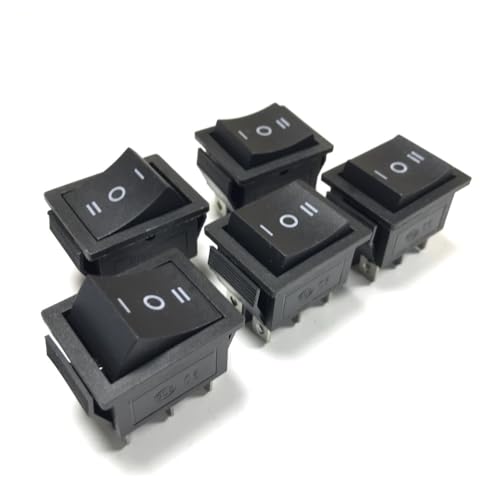 eKmRFN KCD4 6Pin 3 Position EIN Aus-Taste Wippschalter for Kandi Carter SunL Kinroad Roketa 150CC 250CC GT150 SS150 SS250(5pcs) von eKmRFN