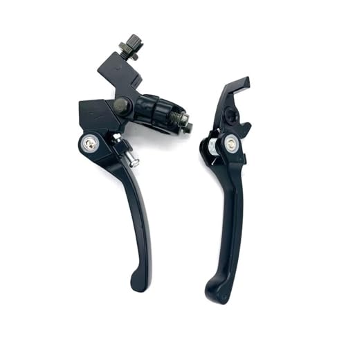 eKmRFN Klappbarer Kupplungsbremshebel aus Aluminium for 22 mm 7/8 Zoll Lenker 50 cc 110 cc 125 cc 200 cc TTR SSR Xmotos Apollo 125 Pit Dirt Bike(Brown) von eKmRFN