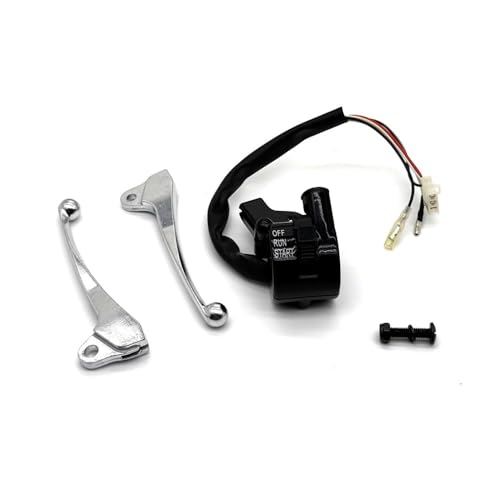 eKmRFN Motorrad-Drehgas-Startschalter und Bremskupplungshebel rechts Links for Ya-ma-h Pw50 Py50 Peewee 50 Pit Bike von eKmRFN