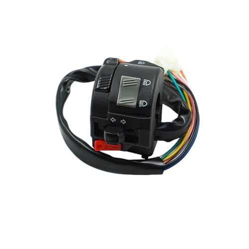eKmRFN Motorrad Horn Nebel lig&ht Blinker Lenker Control Schalter Taste for Y-am-ah Ho-nd Suz-uk Harley Universal Teile von eKmRFN
