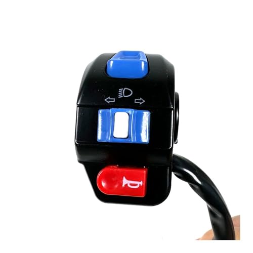 eKmRFN Motorradschalter Hupenknopf Blinkerknopfschalter Elektrofahrrad Roller Lenkerschalter for Gy6 50cc 125cc 150CC(1pcs-Left) von eKmRFN