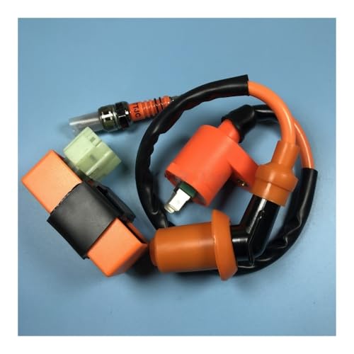 eKmRFN Performance Racing 6 Pins AC Box Zündspule A7TJC Zündkerze for GY6 50CC 80CC 110CC 125CC 150cc Moped Roller ATV Teile von eKmRFN