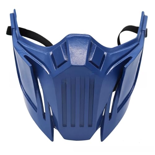 eLymwoo Mortal of Combat 11 New Violent Kombat Fighting Game Resin Mask Half Head Realistic Combat Style Costume Headgear (B) von eLymwoo