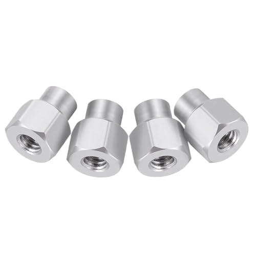 eRgDFS 4pcs Edelstahl verlängertes Rad Sechskantadapter 2mm 3 mm 5 mm 5 mm Kompatibel mit 1 24 -Skala -RC -Autos kompatibel mit SCX24 FCX24M -Upgrade -Teilen(2MM) von eRgDFS