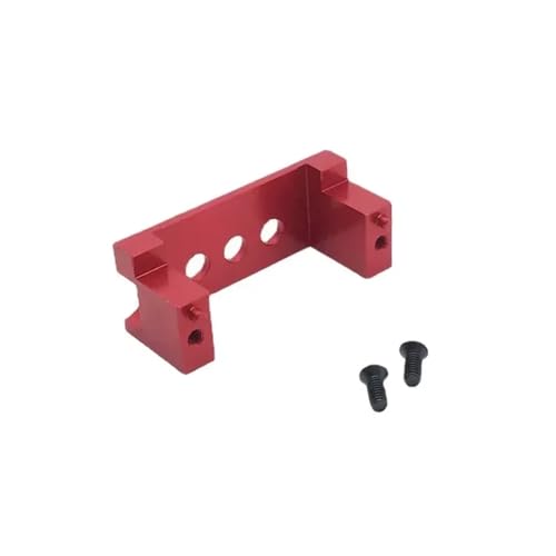eRgDFS Aluminium-Fernbedienungs-Auto-Servohalterung, kompatibel mit 1/14 1/12 144001 124019 124018(RED) von eRgDFS